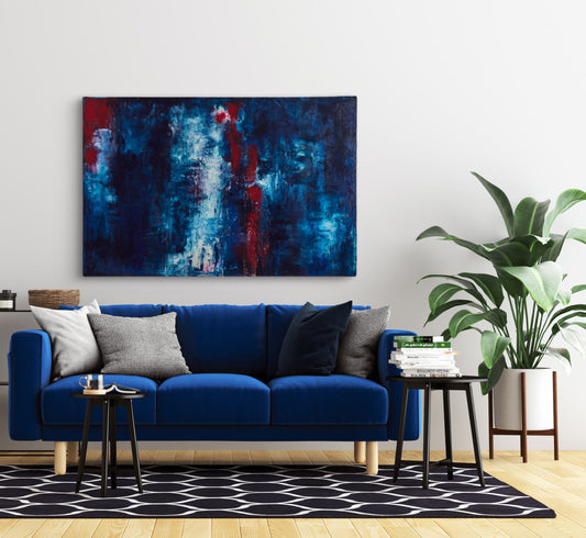 Blue Wall Art